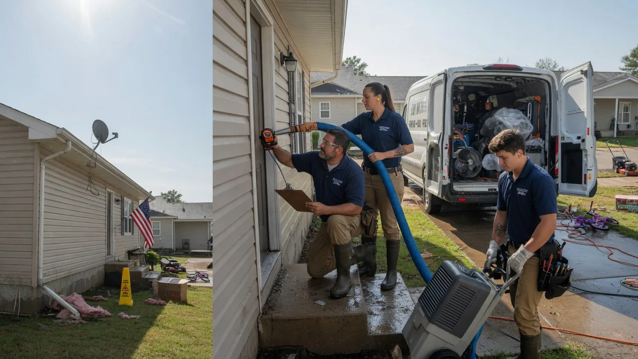Ceiling Water Damage Restoration in Duncan, MS near me